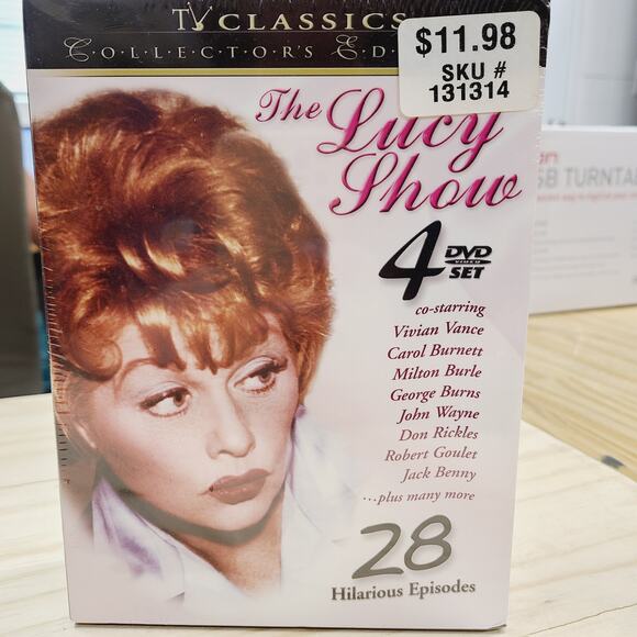 The Lucy Show 4 DVD Collectors Edition Box Set Lucille Ball, NEW, FACTORY SEALED - Picture 1 of 6